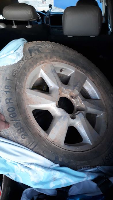 Титановые диски 285|65 r 18 на  джип  2 штук хорошем состаение