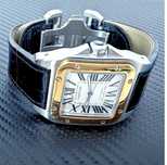 Ceas automatic Cartier santos 100