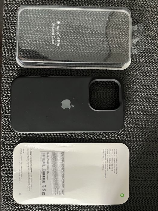 Husa pentru Apple iPhone 14 Pro, Silicon, Neagra