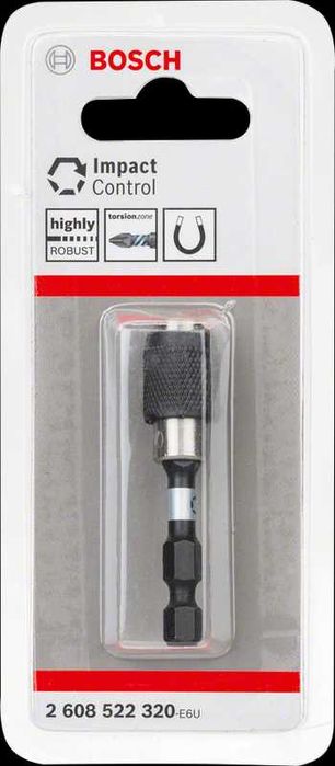 Ударен държач със заключване Impact Control 1/4", 60 мм Bosch