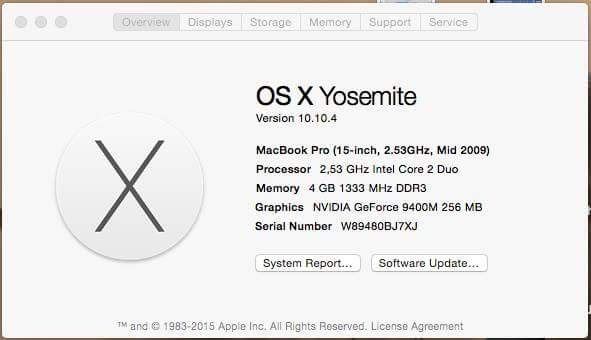 Apple Macbook Pro 15"