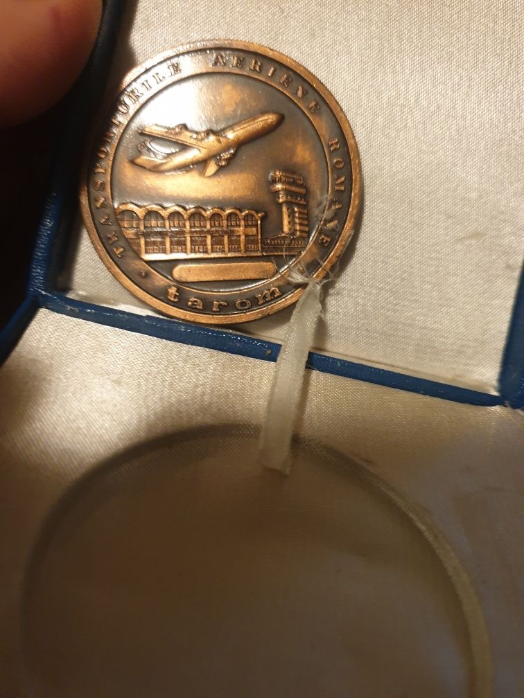 Medalie - Inaugurarea primei linii aeriene nationale romane 1926-1976