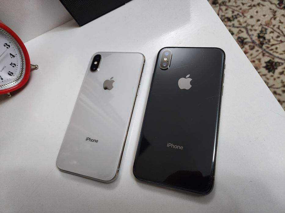 Iphone X LL/A Black 256GB Batareka 100% Holati rasmda Sredniy