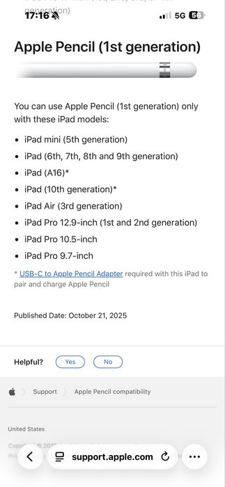 Apple pencil  1st gen * Pix apple prima generatie * Pen apple for iPad