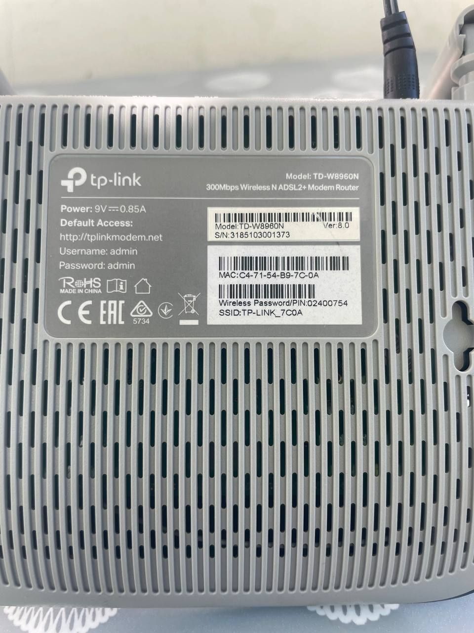 Tp-link modem, TD-8961N va TD-8960N