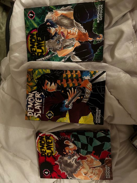 seria demon slayer vol 1-10 (fara vol 6)