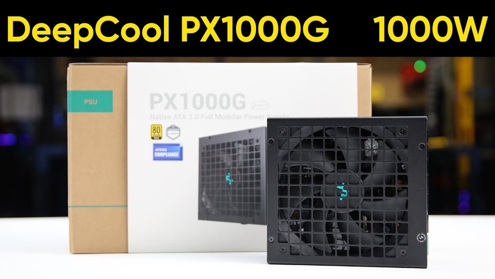 1000W DeepCool 80+Gold.Модель PX1000G.НОВЫЙ!В идеале!