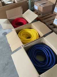 Spirala plastic protectie furtunuri  culor rosu albastru galben