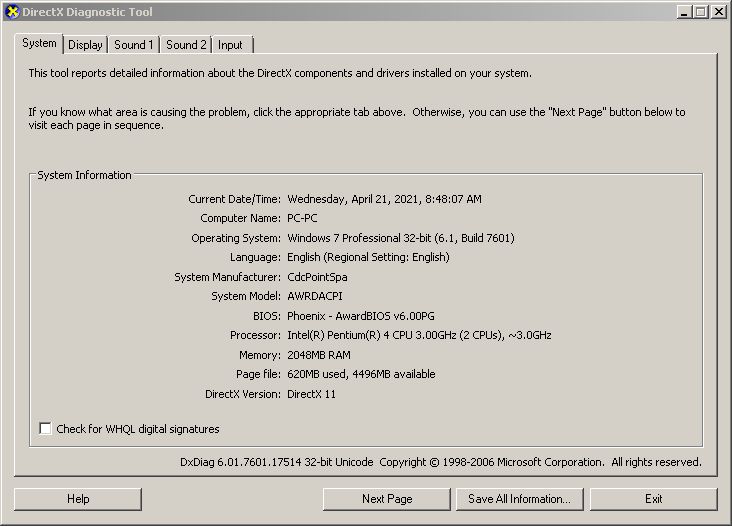 Unitate desktop PC Intel Pentium 4, 2x3Ghz, 2Gb RAM, Nvidia RIVA TNT2