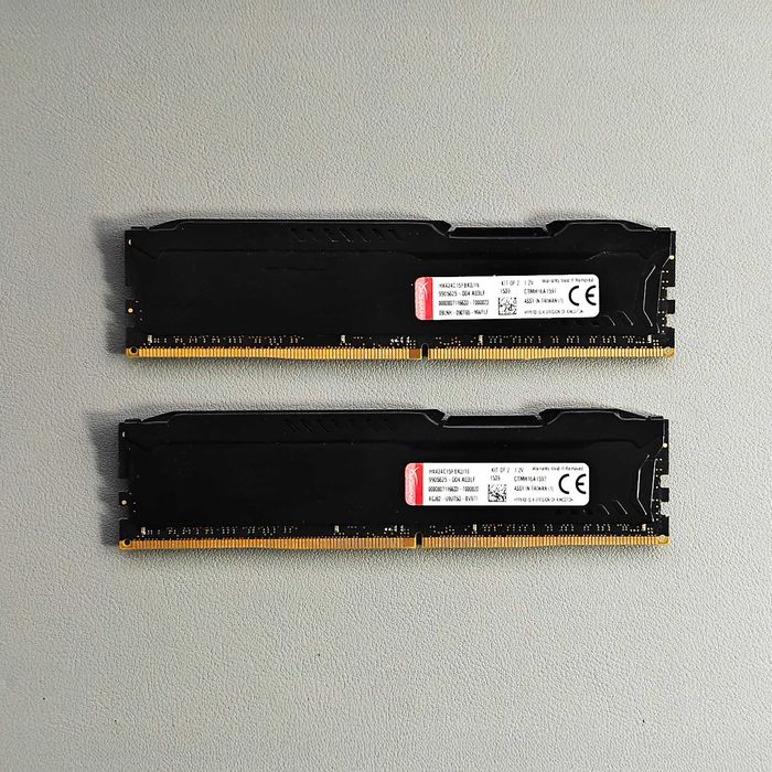 Memorie desktop KINGSTON HyperX Fury Black, 2x8GB DDR4, 2400Mhz, CL15