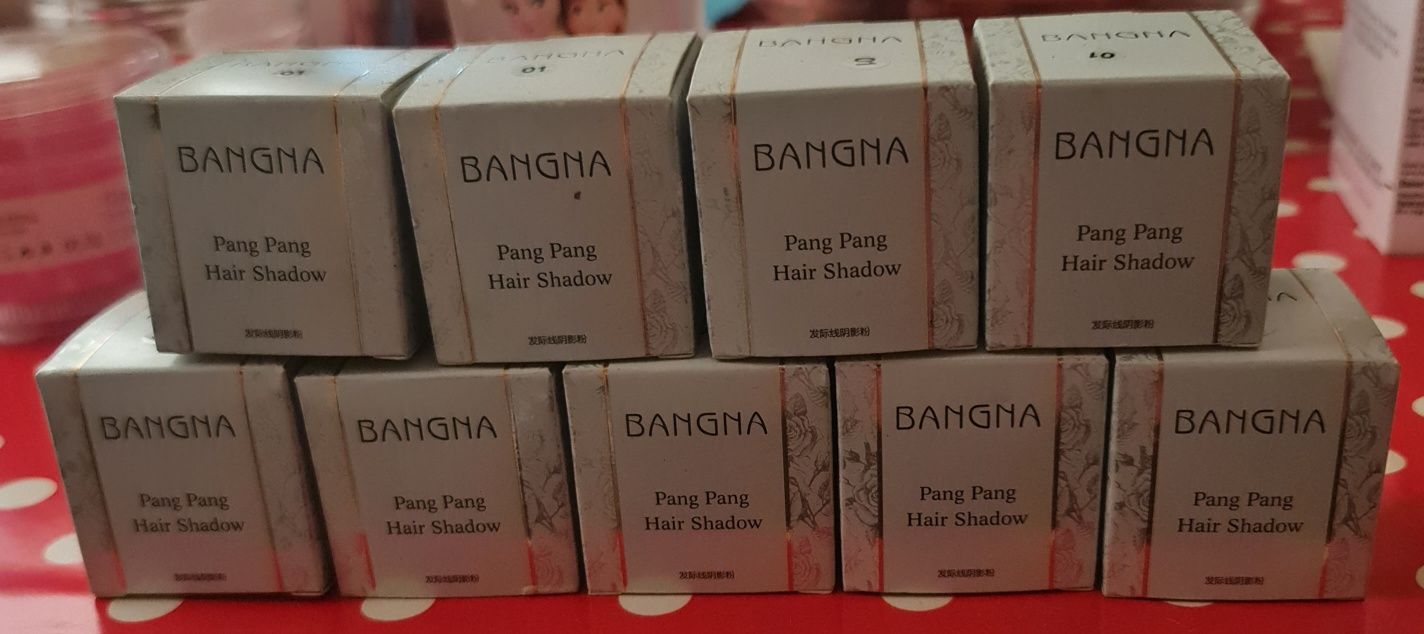 Матираща пудра за коса "Bangna"- тъмнокафява