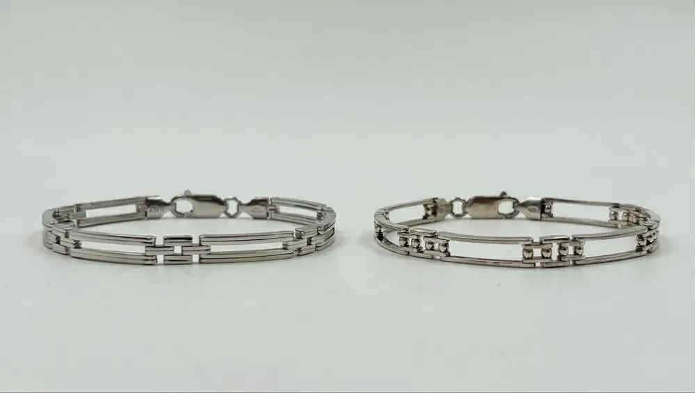 Италианска сребърна гривна 925 проба