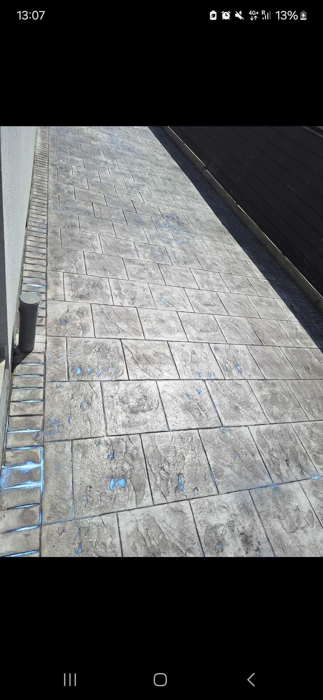 Beton amprentat si elicopterizat