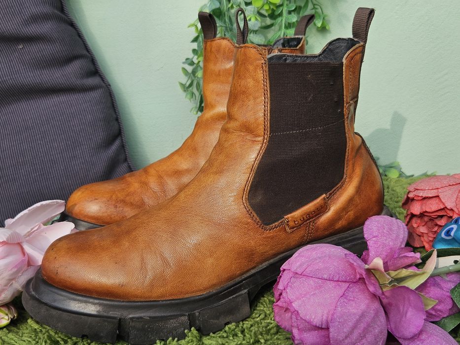 Bugatti ботуши от кожа N41