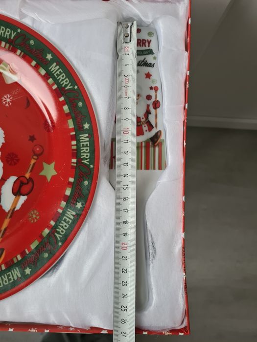 Коледно плато с шпатула за десерти