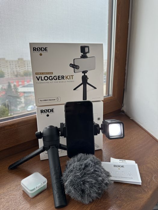 Rode Vlogger Kit / kit de vlogging cu microfon Rode VLOGVMML USB-C