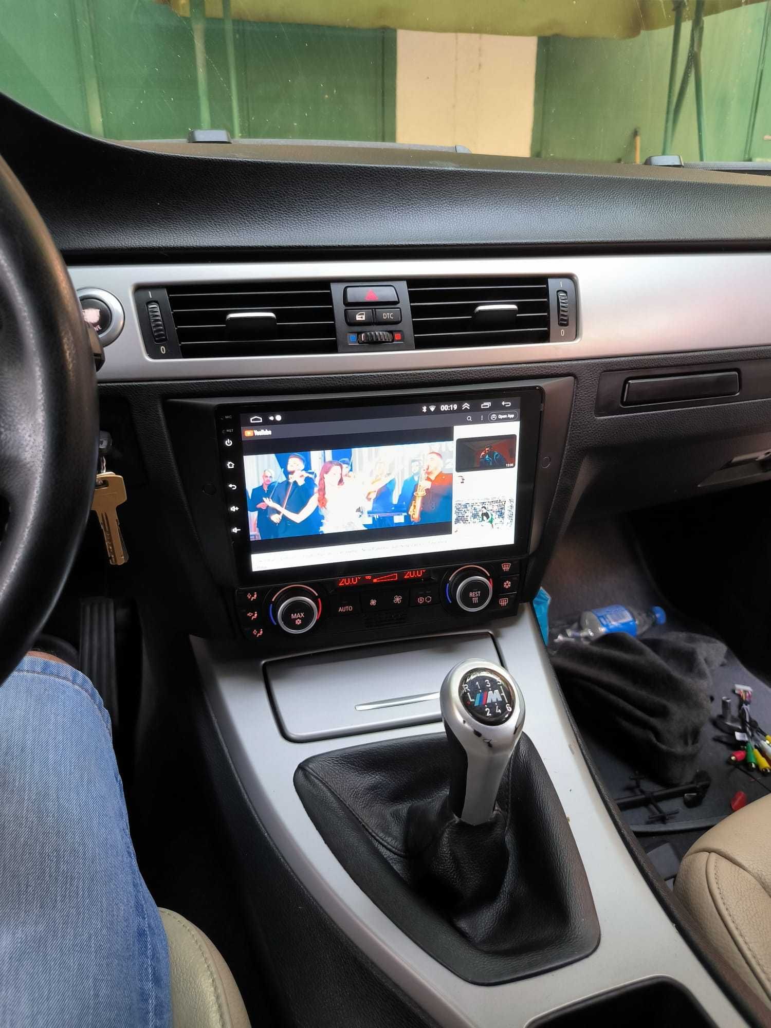 Navigatie Android BMW E90 E91 E92 Waze YouTube casetofon