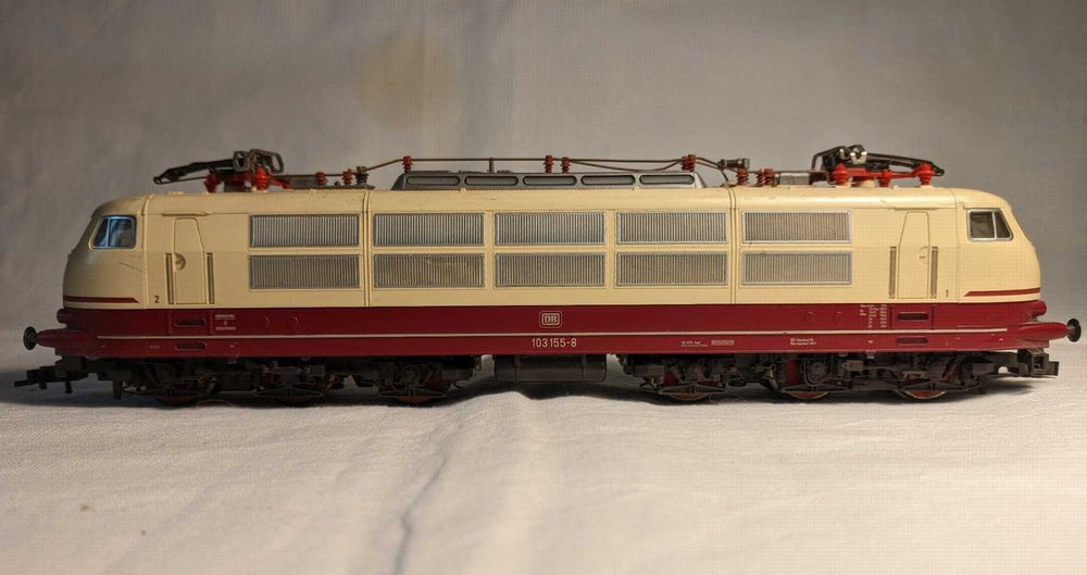Locomotiva Fleischmann DB 103 HO digitalizata