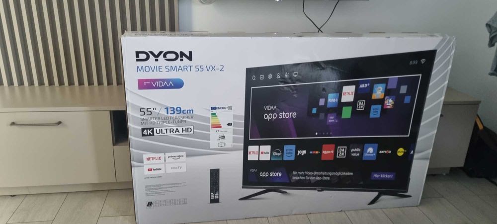 Tv nou 55"  139cm