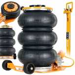 Cric pneumatic 3.5 Tone cu maner reglabil pernă aer 14-40cm (14310)