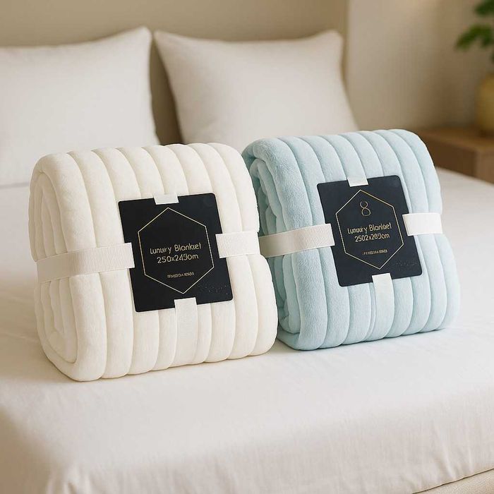 ПРОМОЦИЯ! Луксозно двойно одеяло Luxury Blanket 220x240 см - 2 броя