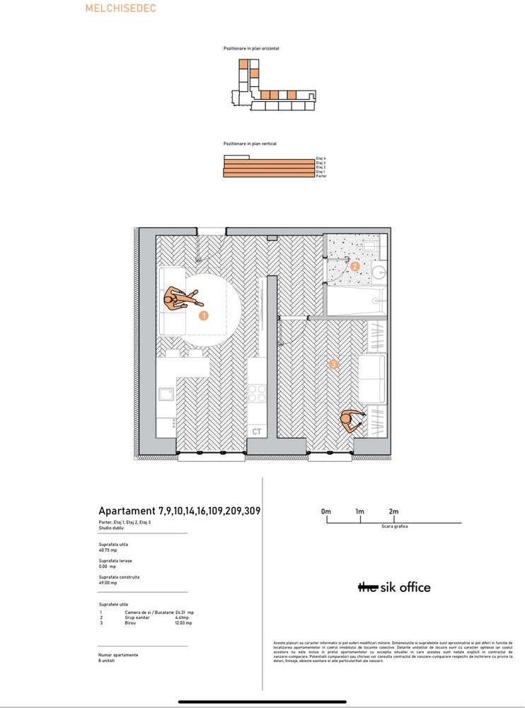 Spatii Comerciale si de Birouri / Melchisedec Residence
