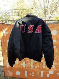 Geacă USA,barbati,bomber vintage/Uncle Sam/matlasata/XL