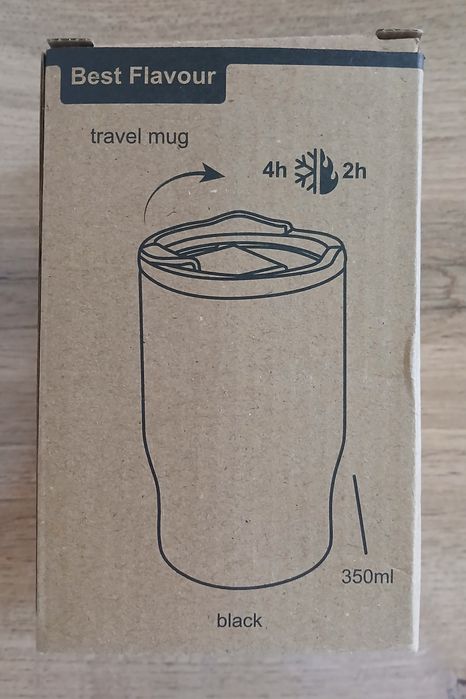 Термокружка черного цвета