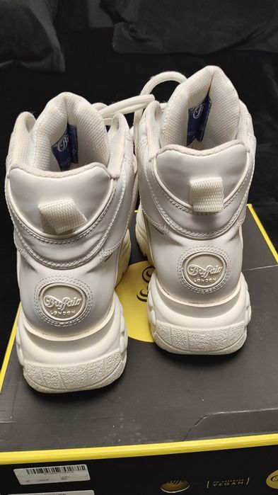 Bocanci Buffalo cu platforma, piele naturala - mar 39