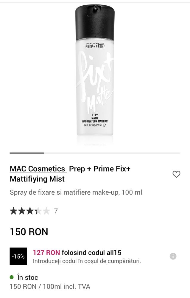 Primer Mac fix&matte