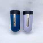 Оригинална Nespresso Travel Mug термо чаша кафе за път синя и лилава