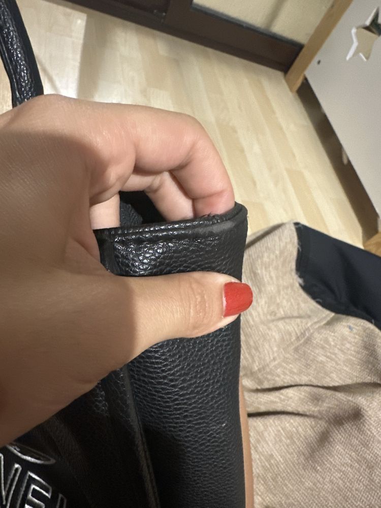 Кожена чанта Chanel