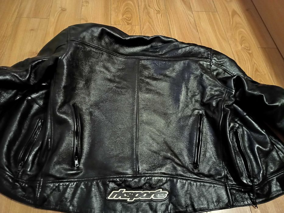 Geaca motociclist / moto, piele naturală, marca RK Sport, marime M