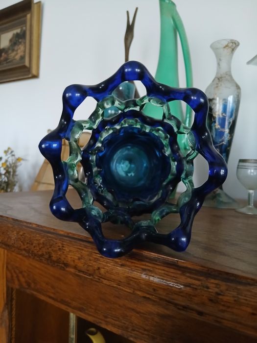 Vaza din sticla de Murano.