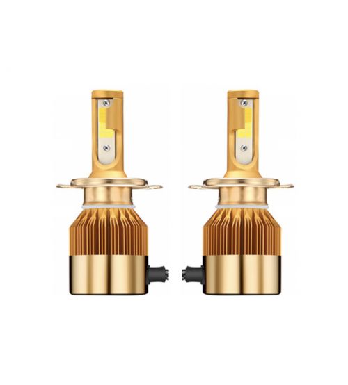 Bec Led H4-H7 BICOLOR Galben Si Alb TRANSPORT 0