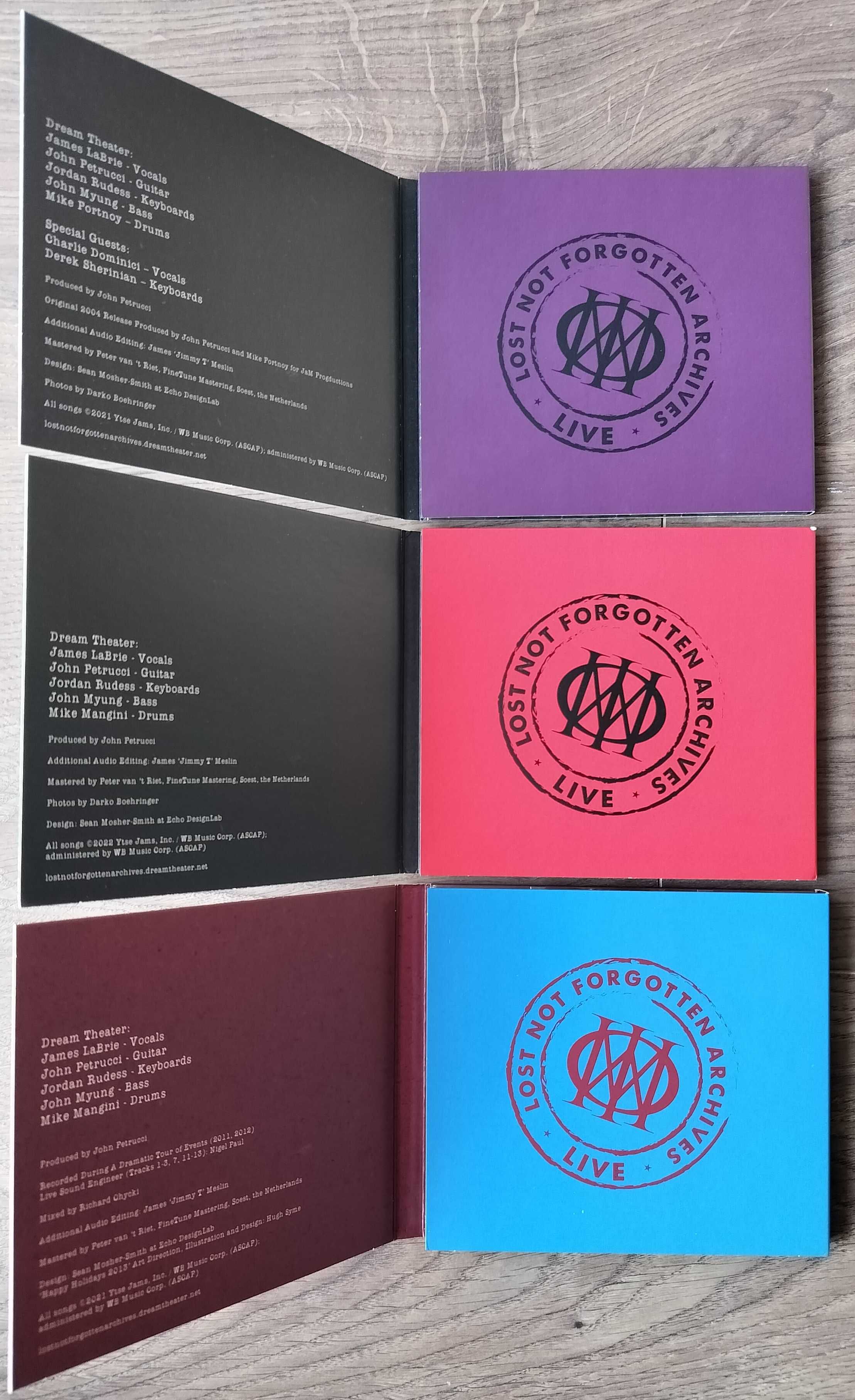 Dream Theater - Box Set concert Blu-ray + colectie Digipak Live