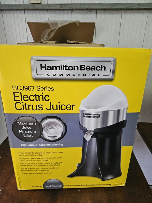 Storcator electric de citrice Hamilton Beach HCJ967, NOU, sigilat