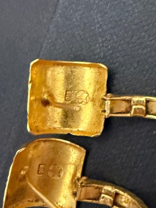 Cercei din aur 22K– model elegant, lucrătură fină