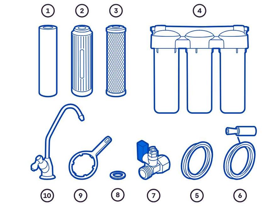Фильтр для воды - АКВАФОР Трио Норма в ОФИЦИАЛЬНОМ МАГАЗИНЕ - Filtr
