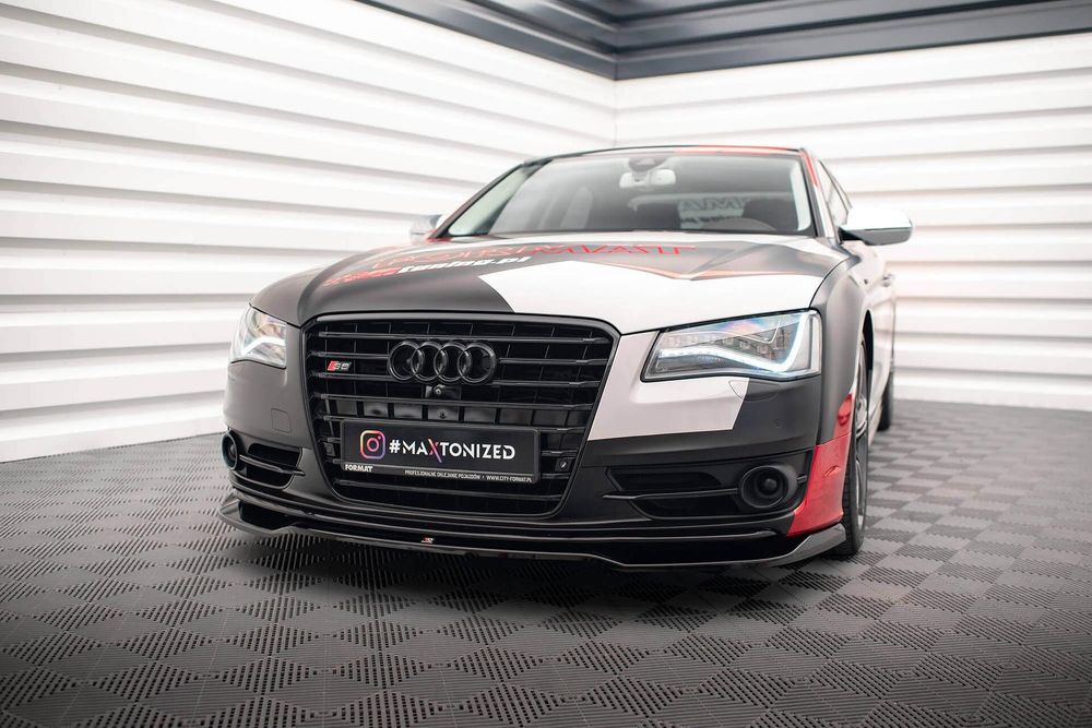 Спойлер за предна броня maxton design за audi s8 d4 (2013-2015)