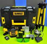 Лазерный уровень 4D DeWALT нивелир зеленый луч
