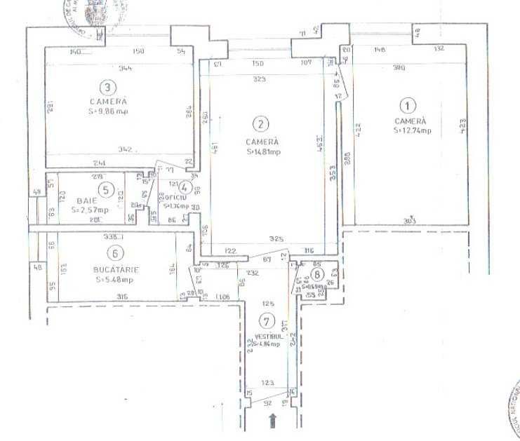 Inchiriere apartament 3 camere Piata Domenii, bd. Ion Mihalache.