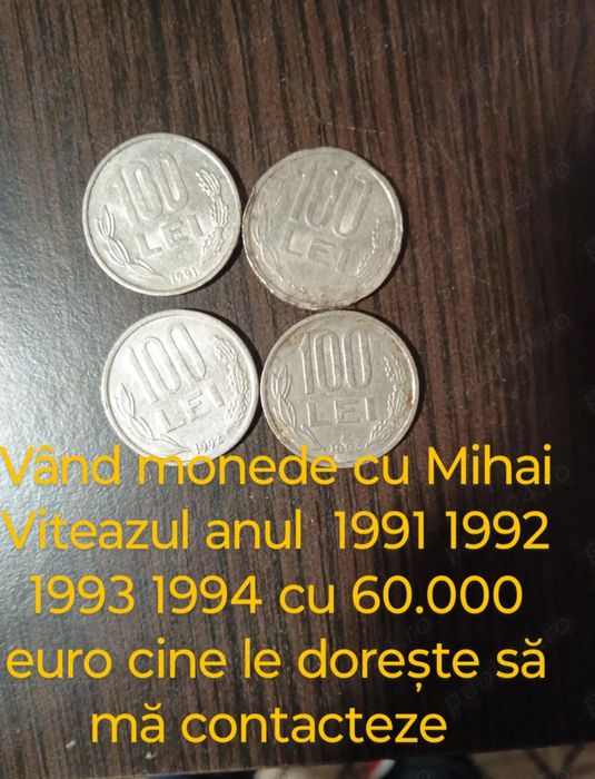 Vând urgent monede mai multe modele