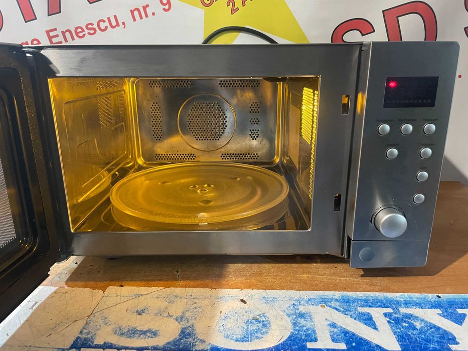 Cuptor Microunde Combi-magnetron 25L Inox ETNA ECM243RVS Garantie2ani