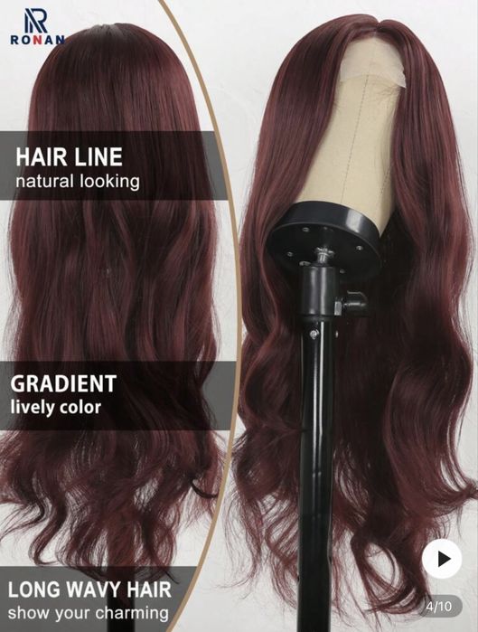 lace front синтетична перука