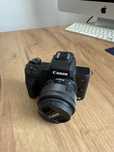 Canon EOS M50 + обектив 15-45мм