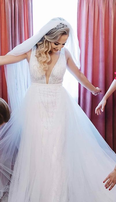 Vând rochie de mireasă 2 în 1