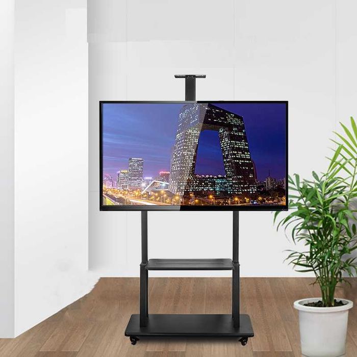 Suport/Stand TV/Monitor sedinte Mobil /Deplasabil tip stand cu role