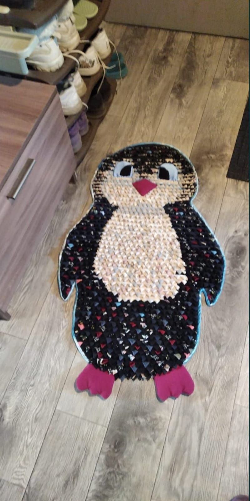 Коврик Пингвин, handmade