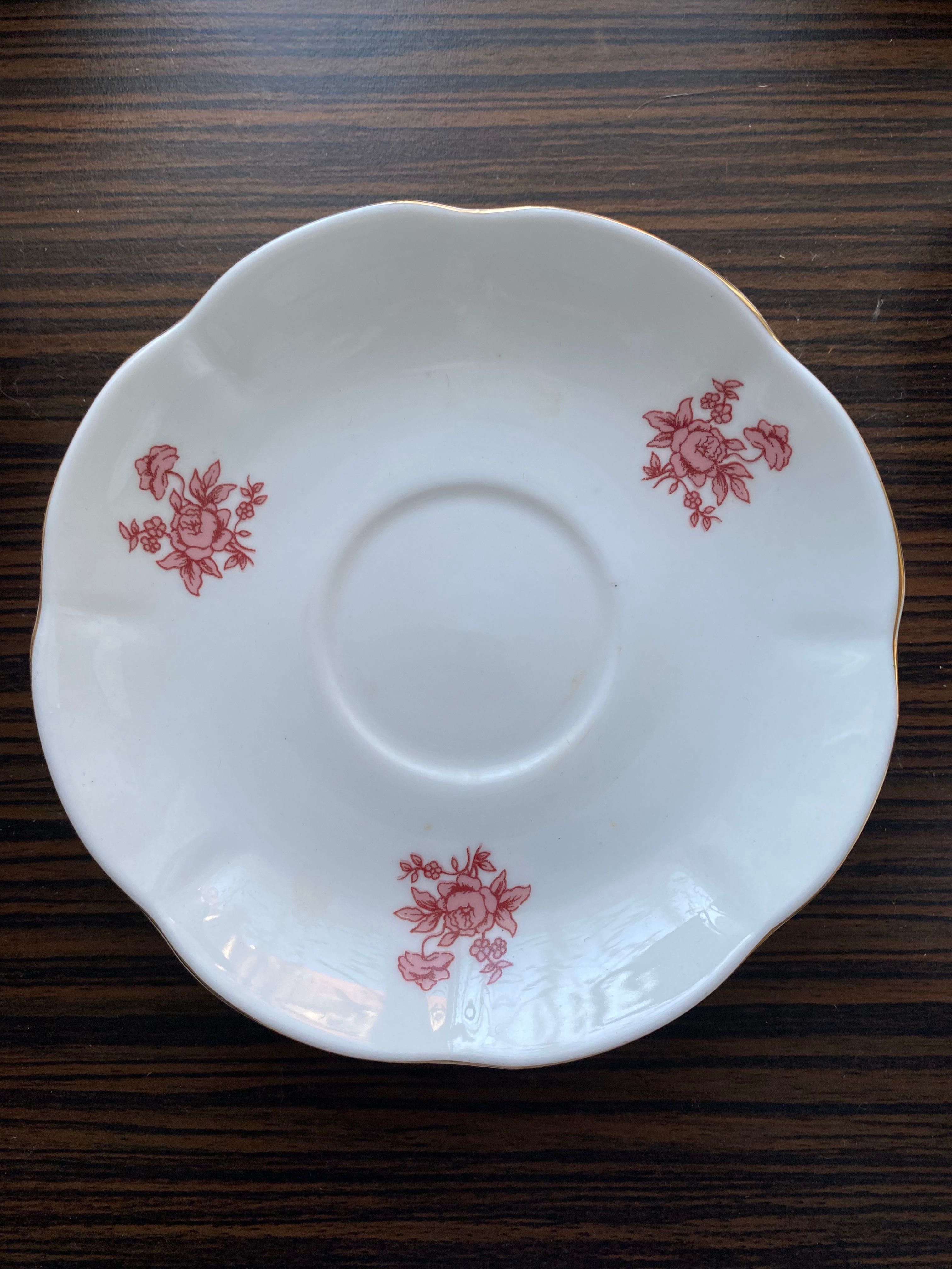 Serviciu ceai, cafea, ciocolata calda - Royal Bone China, aur - Nou